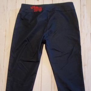 RockSteady Capri Navy with Side Zipper and Bows - Size 5